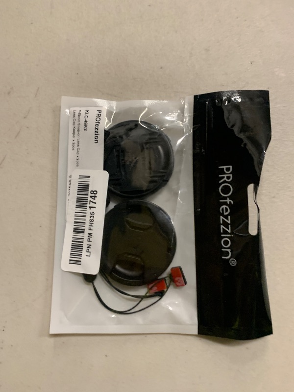 Photo 1 of 2-Pack 49mm Front Lens Cap Cover with Deluxe Cap Keeper for Canon EOS R100 R50 R10 with RF-S 18-45mm Kit Lens, for Canon EOS M50 M6 Mark II M5 M6 M200 M100 with EF-M 15-45mm Kit Lens & More 49mm Lens