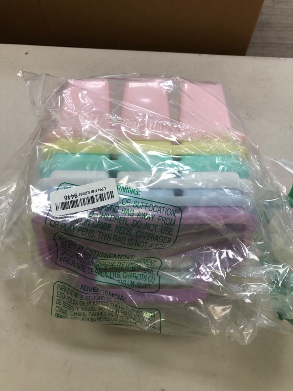 Photo 1 of Find Scrapblooms Plastic Caddy For Classroom,Office,Home,6-pack Storage Caddy For Pencil,Pen,Craft Tools (Pastel Color)