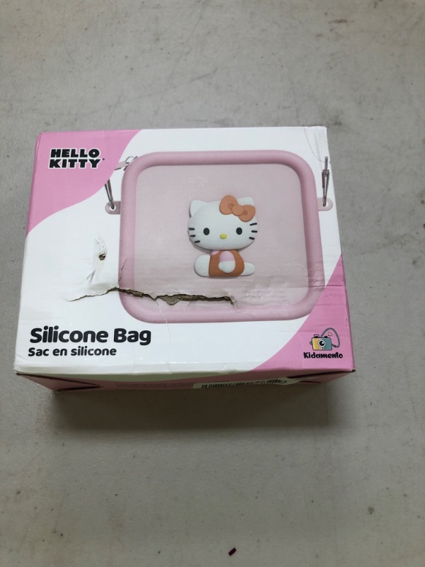 Photo 1 of Hello Kitty Soft Silicone Camera Case by Kidamento - Durable and Adorably Stylish Bag - Adjustable Soft Strap with Buckle - Promotes Comfort and Independence