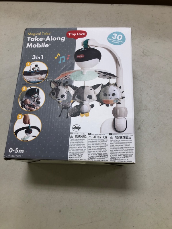 Photo 1 of Tiny Love Take Along Baby Mobile for Crib, Newborn Baby Toys, Magical Tales, Black/White, 1 Count