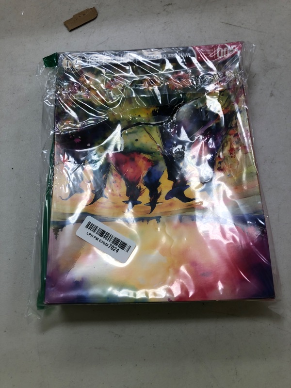 Photo 1 of Springbok's Witches Gathering 500 Piece Puzzle for Adults is a Watercolor Image of Witches Gathering in a Blossoming Field