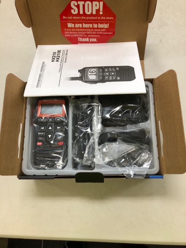 Photo 1 of Standard Horizon HX210 6W Floating Handheld Marine VHF Transceiver [HX210]