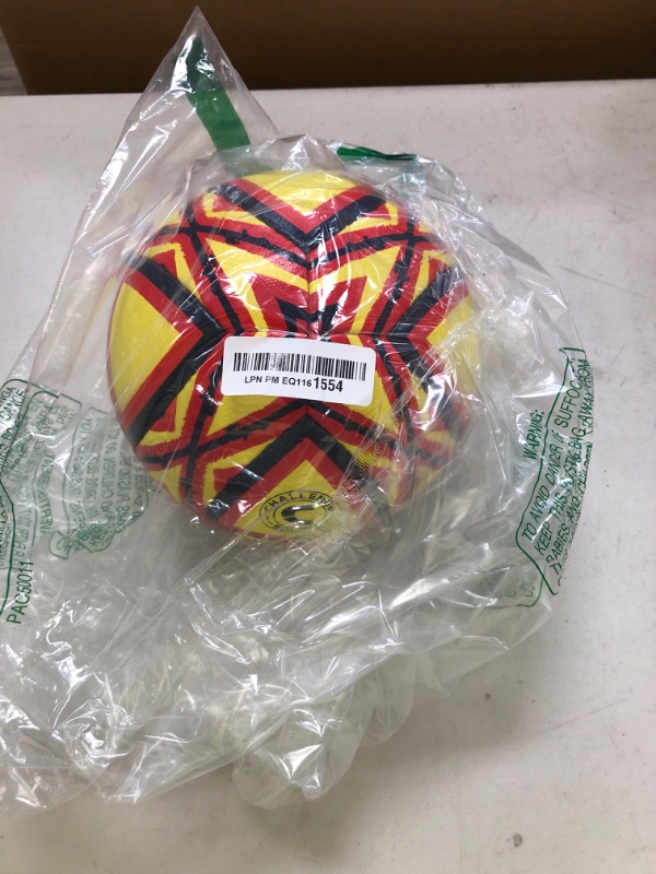 Photo 1 of ZALLY Futsal Ball - Durable and Vibrant Yellow/Red-Navy Design for Indoor Soccer Play (4)