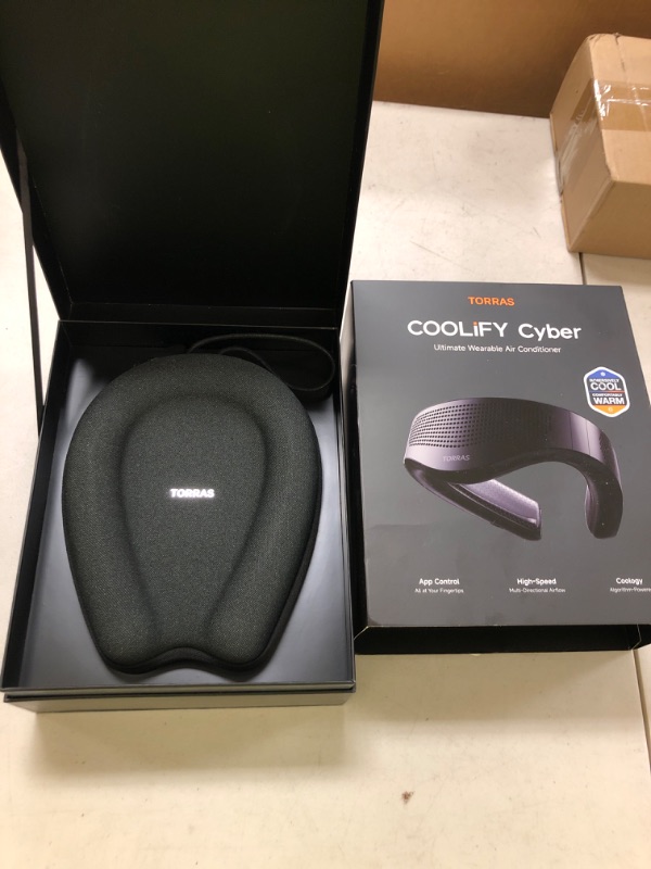 Photo 1 of TORRAS COOLiFY Cyber?2025 Flagship AI Neck Air Conditioner, Ultimate Immersive Cooling Portable Neck Fan?No.1 Coolest & Max Cooling Area?Neck Cooler Neck Fans that Blow Cold Air Rechargeable for Gifts