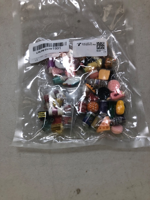 Photo 1 of 50 Pcs Miniature Food Drink Bottles Soda Pop Cans Pretend Play Kitchen Game Party Accessories Toys Hamburg Cake Ice Cream for 1/12 Doll House (25Food+25Drink)