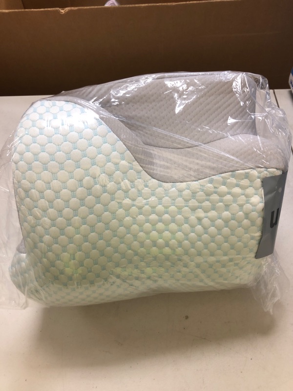 Photo 1 of Cervical Neck Pillow - Ergonomic Side Sleeper Pillow for Pain Relief, Cooling Cervical Pillow for Sleeping, Contour Orthopedic Memory Foam Pillows for Back Stomach Sleepers