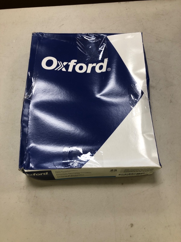 Photo 1 of Oxford Two-Pocket Folders, Assorted Colors, Letter Size, 25 per box (57513)