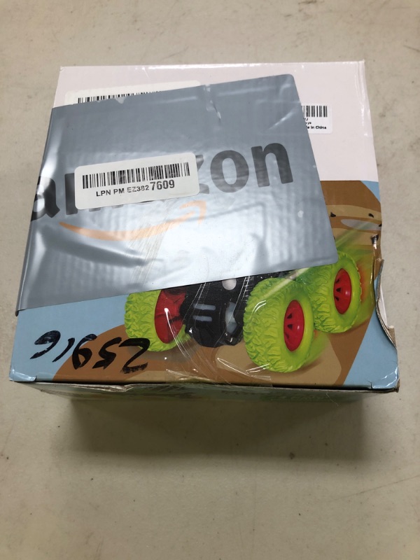 Photo 1 of 4 Pack Monster Truck Toys - Friction Powered Push and Go Toy Cars, Inertia Car Toy Set Stunt Toy Vehicles, Birthday Party Supplies for Boys and Girls