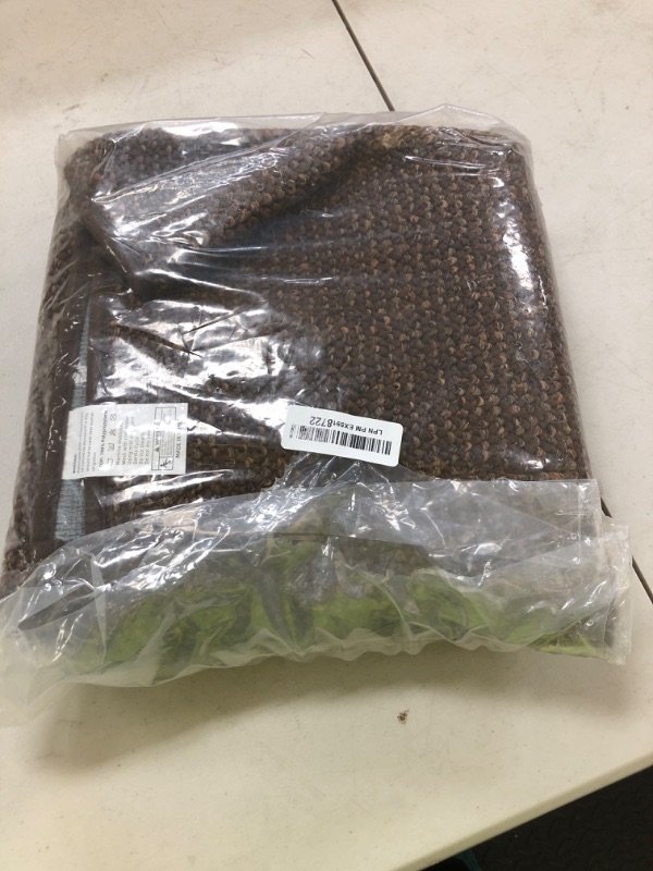 Photo 1 of BEQHAUSE Dirt Trapper Door Mat 32" x 48", Non-Slip Washable Doormats Entrance Mat, Dirt Resistant and Absorbent Welcome Mat, Low Profile Floor Mats for Front Back Door and Entryway, Brown