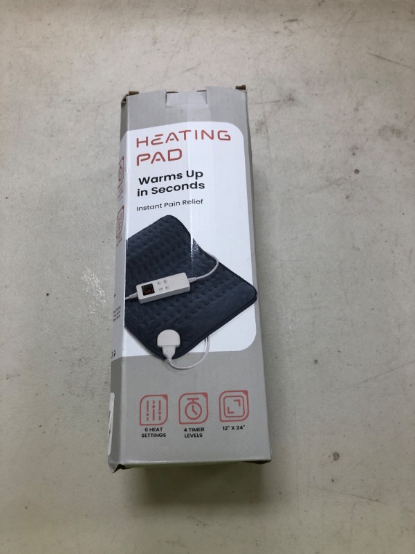 Photo 1 of Heating Pad for Back & Period Cramps, Portable Heating Pad for Neck and Shoulders and Back with Auto Shut Off Large, Machine Washable, Christmas Gifts for Women, Men