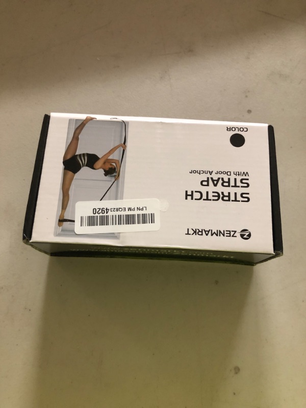 Photo 1 of Stretching Strap With Door Anchor - Stretching Equipment To Improve Legs Flexibility - Splits Trainer For Home Ideal In Ballet, Dance, Cheerleading, Taekwondo, Yoga, Pole Dancing & Gymnastics