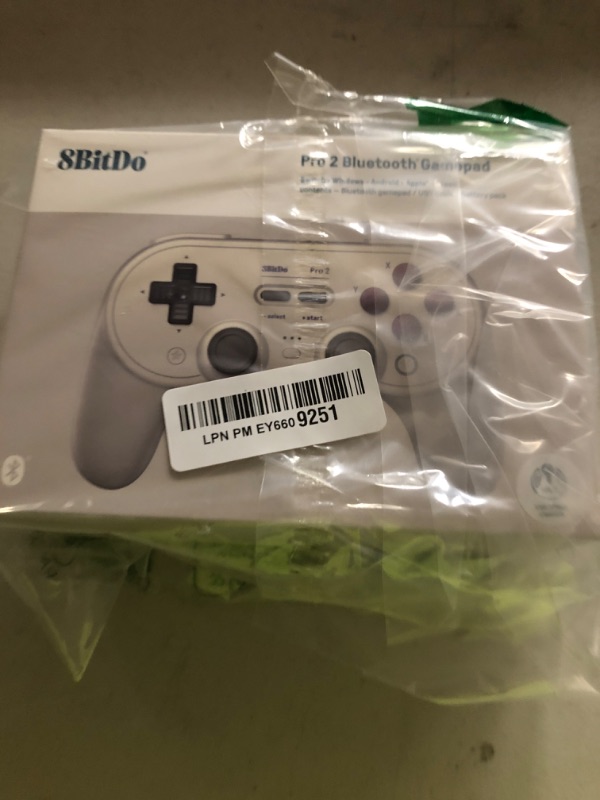 Photo 1 of 8Bitdo Pro 2 Bluetooth Controller for Switch/Switch 2, Hall Effect Joysticks, 2 Pro Back Paddle Buttons, Wireless Gaming Controller for Switch, PC, Android, and Steam Deck & Apple (G Classic Edition)