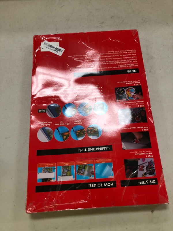 Photo 1 of CAREGY 200 Pack Laminating Sheets, Hold 11 x 17 Inch Sheet, 3 Mil Clear Thermal Laminating Pouches 11.5 x 17.5 Inch Lamination Sheet Paper for Laminator, Round Corner