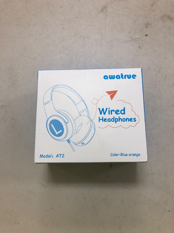 Photo 1 of awatrue Kids Headphones Wired Toddler Headphones with Microphone, Over-Ear Headphones, 85/94dB Volume-Limiting, 3.5mm Jack, Foldable On-Ear Design - Safe & Comfortable for Learning & Entertainment