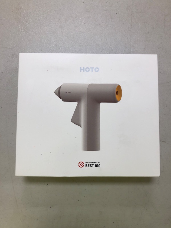 Photo 1 of HOTO Cordless Hot Glue Gun, Minimalist Style, 30s Heating Fast, Smart Power-off, Compact Size, Intelligent Temperature Control, USB-C Rechargeable,10 Glue Sticks for Crafts, DIY Arts, Home Repairs