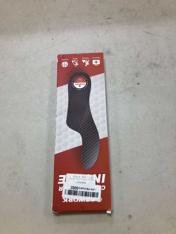 Photo 1 of Morton's Extension Orthotic, Recovery Carbon Fiber Insole-Rigid Foot Support Shoe Inserts for Morton's Toe, Turf Toe, Hallux Limitus, Hallux Rigidus, Arthritis and Broken Big Toe-1Pair Length 10.04"