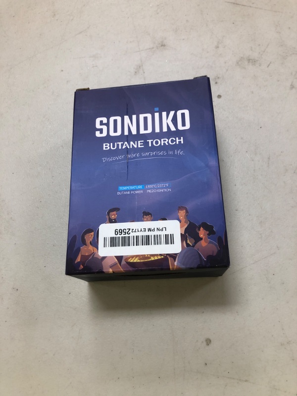 Photo 1 of Sondiko Blow Torch, Butane Torch Lighter, Refillable Creme Brulee Torch with Adjustable Flame, Safety Lock for Soldering, Kitchen, Welding, Butane Gas Not Included