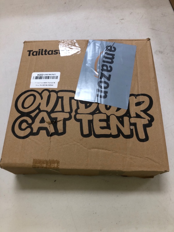 Photo 1 of Tailtastic Pet Playpen with Surround Tunnel, Outdoor/Indoor Cat Playpen with Breathable Soft Sides?Tailtastic Cat Enclosure Tent for Small Animals, Portable Tent with Carry Bag (Medium)