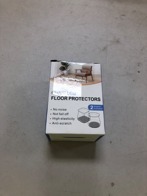 Photo 1 of 32 Pcs Chair Leg Floor Protectors for Hardwood Floors Silicone Covers to Protect Wood Tile Floors Scratches Felt Pads Furniture Leg Caps No Noise (Fit:0.5"-0.89")