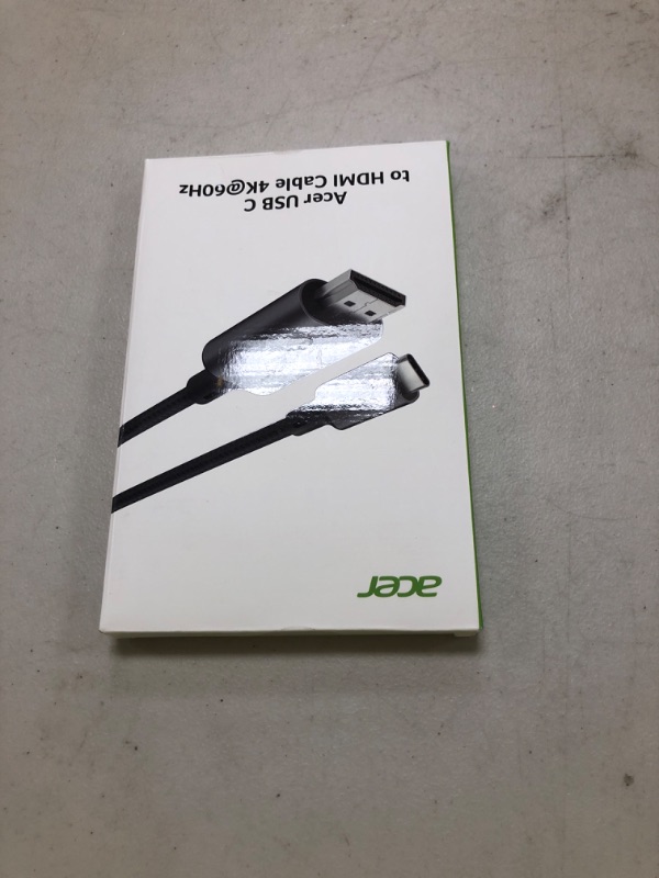 Photo 1 of Acer USB C to HDMI Cable for Home Office 6.6FT (4K@60Hz), High-Speed Type C to HDMI 2.0 Braided Cord, Thunderbolt 4/3 Compatible with MacBook, iPhone 16/15 Pro/Max, iMac, iPad Pro, Galaxy S24, Surface