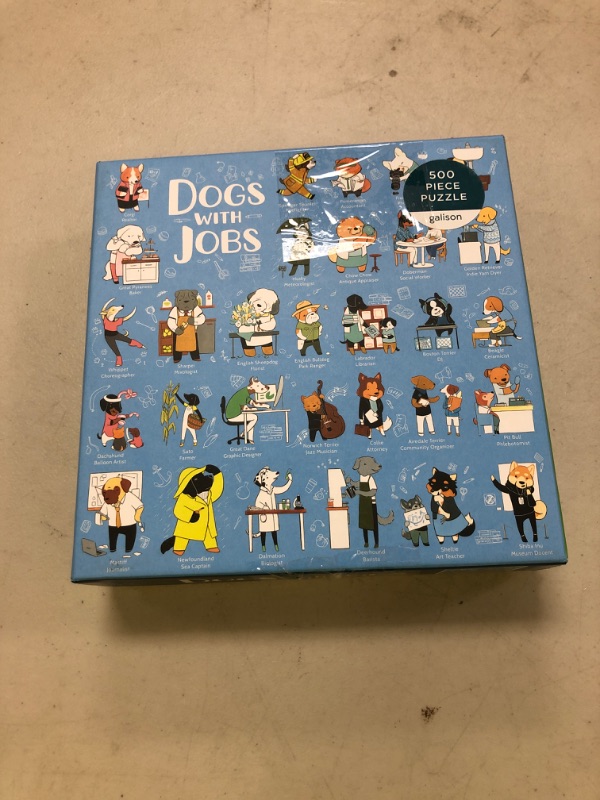 Photo 1 of 500 Piece Puzzle , Dogs with Jobs