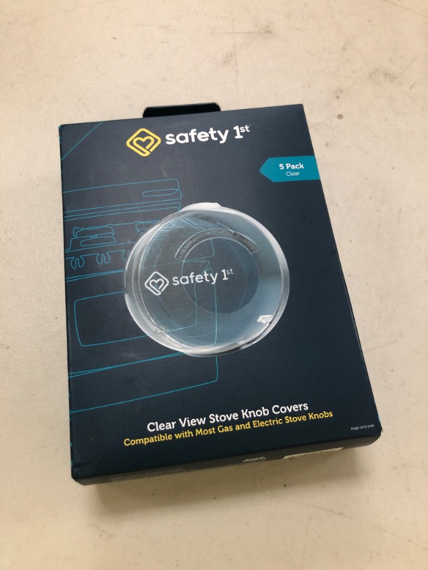 Photo 1 of Safety 1st Child Proof Stove Knob Covers, Clear View Stove Knob Safety Covers (Set of 5)