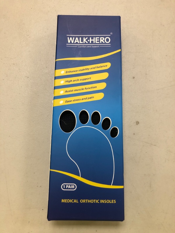 Photo 1 of Plantar Fasciitis Insoles for Men Women - Orthotics Inserts, Shoe Insoles Arch Support Flat Feet Inserts Work Boot Insoles for Standing All Day (Mens 7-7 1/2 | Womens 9-9 1/2)