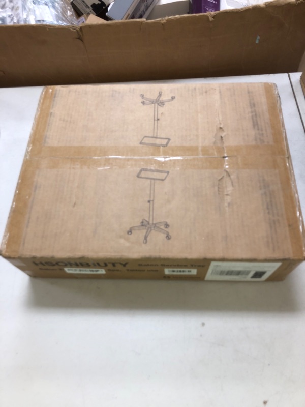 Photo 1 of Salon Tray, Salon Rolling Tray with Adjustable Height, Salon Tray on Wheels, Salon Color Tray Ideal Use As Tattoo Tray, Medical Tray and Dental Tray