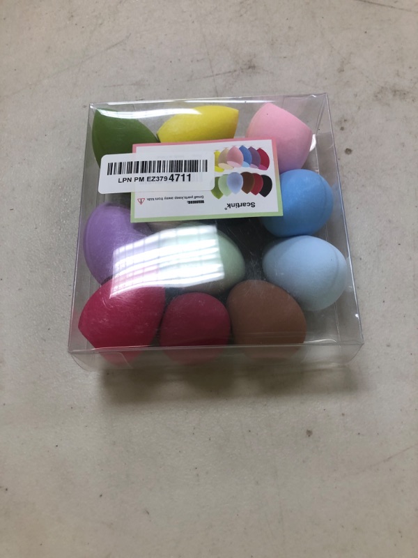 Photo 1 of 12 Pieces Professional Makeup Sponge Set,Latex Free Flawless Soft Setting Face Puffs,Multicolor Beauty Sponge Blender Cosmetic Applicator for Powder,Liquid,Facial Makeup Tools