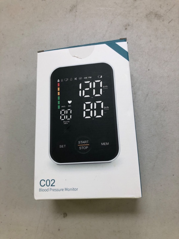 Photo 1 of Oklar Blood Pressure Monitor Upper Arm Monitors for Home Use BP Machine Sphygmomanometer with 2x120 Reading Memory Adjustable Arm Cuff 8.7"-15.7" Large Display with LED Background Light Storage Bag