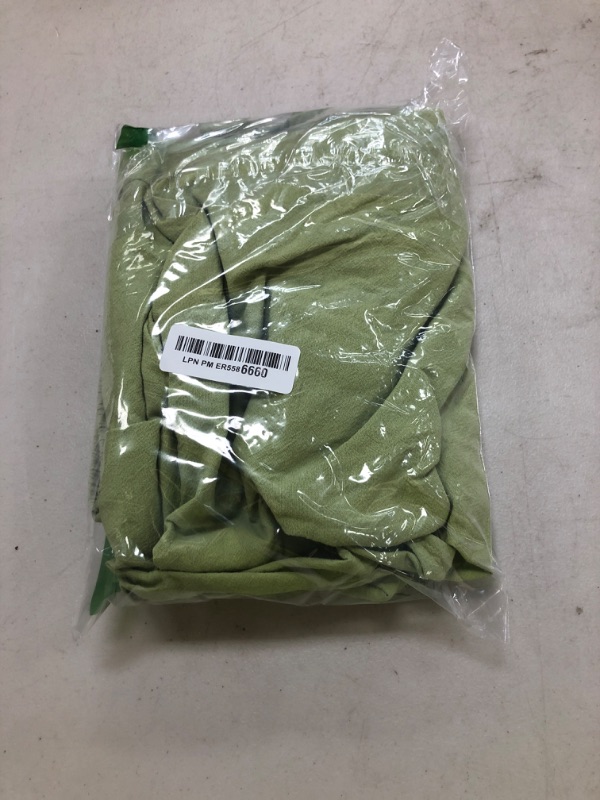 Photo 1 of Fixmatti Women 2 Piece Tracksuit Casual Outfits Button Down Shirt Cardigan Top + Elastic Waist Shorts Set Green M