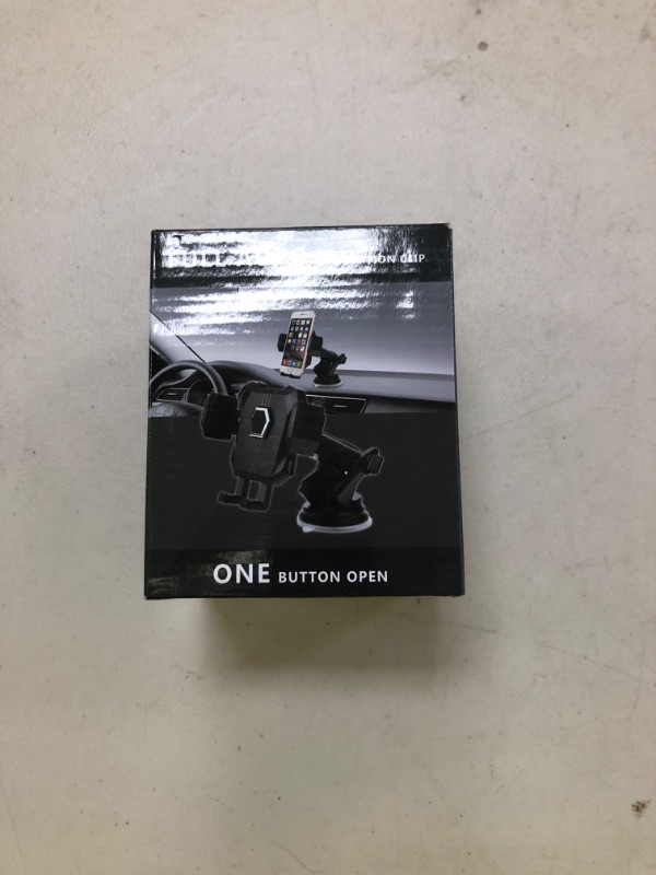 Photo 1 of LYCARESUN Bling Car Phone Mount Holder,Shiny Crystal Rhinestone Phone Stand for Women and Girls, Car Accessories for Windshield Dashboard,Compatible with Most Cellphones (black)
