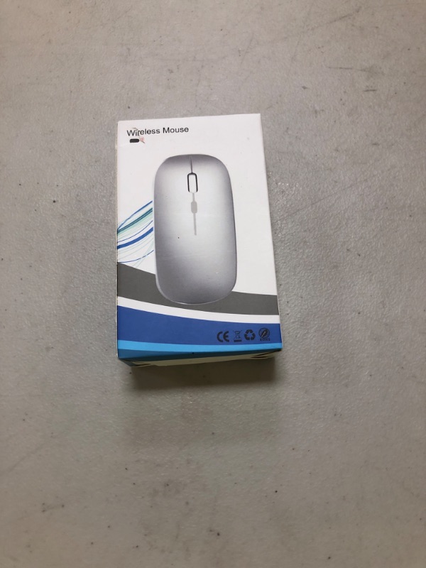Photo 1 of AIKOKOK Wireless Bluetooth Mouse Rechargeable Laptop Mice with LED Use Portable(BT5.2 and USB 2.4G) Dual Mode Connection Silent Slim Computer Mouse for Laptop/iPad Tablet/Apple MacBook/PC (Rose Gold)