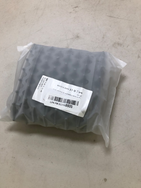 Photo 1 of Kitchen Sink Protectors, 24x12 Heat Resistant Mat for Stainless/Porcelain Sink, No-Slip Grid (Grey)