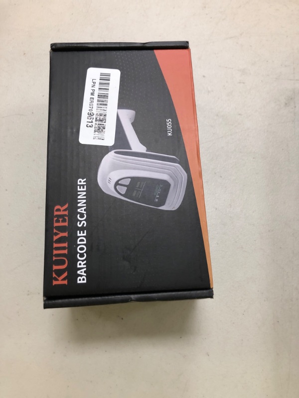 Photo 1 of KUIIYER 1D QR 2D Barcode Scanner, Bluetooth Wireless Bar Code Scanners with Setting Keypad & LCD Screen Display & AI Voice, Handheld Barcode Reader for iPhone, Android, iPad, Tablet, Computers & POS