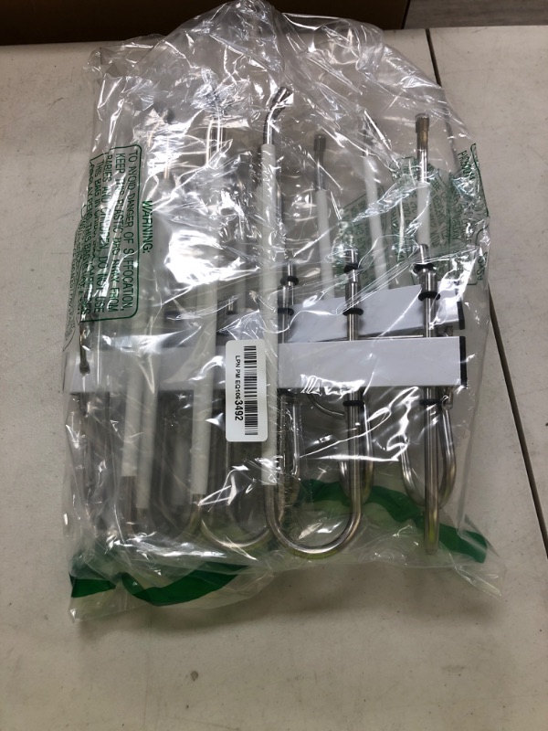 Photo 1 of HUITEM Space Saving 6 Tier Pant Hangers, Anti-Slip, Lightweight, Stainless Steel, 2 Pack, White
