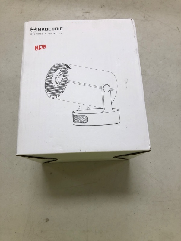 Photo 1 of Magcubic Mini Projector 4K support with WiFi 6 and Bluetooth 5.4, 5w Soundbase Speaker, Auto Vertical Keystone 180°Rotatable Portable Proyector for Home Bedroom Outdoor HY300Pro+