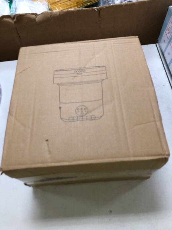 Photo 1 of Portable Washing Machine, 16L Upgraded with Spin Basket Laundry Machine, 3 Cleaning Modes Suitable for Small Clothes, Foldable Design Ideal for Hotel, Campain, Apartment and Home
