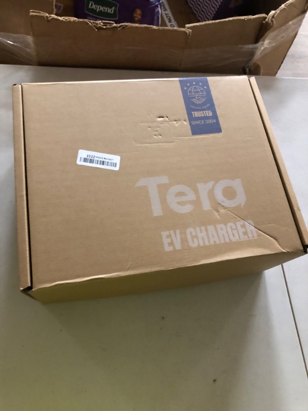 Photo 1 of Tera 2025 New Electric Vehicle Charger for Tesla Most Compact 40A 25FT NACS ETL FCC Level 2 NEMA 14-50 & NEMA 5-15 Level 1 Waterproof Patent IP66 Portable EV Charger for Tesla Y/3/S/X Cybertruck P05