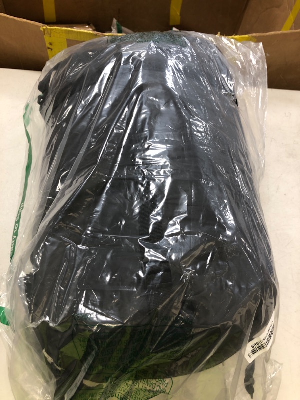 Photo 1 of PO PO BEAR Zero Degree Sleeping Bag for Adults 100% Cotton Flannel Tall and Big (Black, 84" x 40" Left Zip)