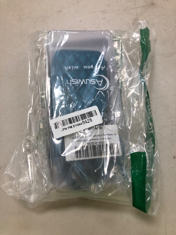 Photo 1 of Phone Case for Samsung Galaxy A54 5G Wallet Cell Cover with Tempered Glass Screen Protector Wrist Crossbody Strap Stand RFID Blocking Credit Card Holder A545G A 54 54A 4G G5 SM A546U Women Girls Green