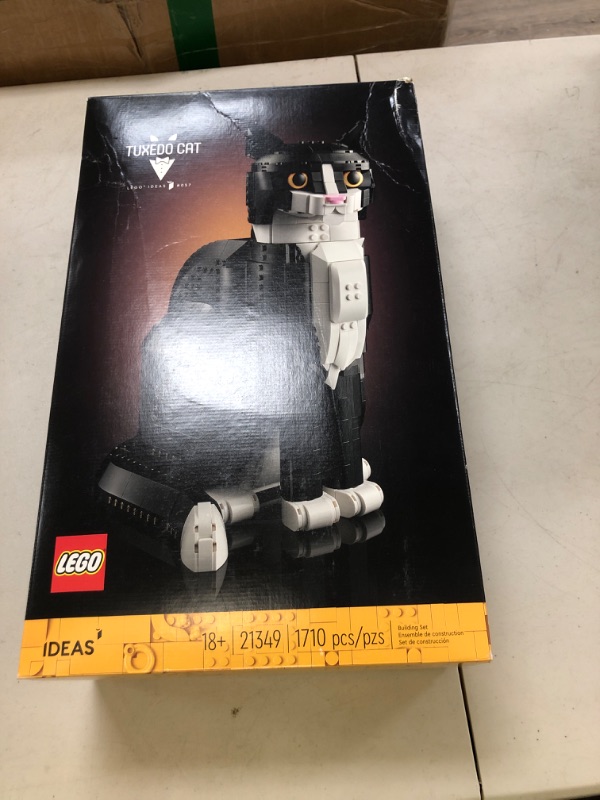 Photo 1 of LEGO Ideas Tuxedo Cat - Building Sets for Adults Ages 18+ - DIY Crafts Kit for Home Decor, Living Room or Bedroom - Gift for Birthdays - 21349