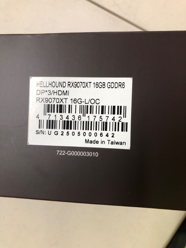 Photo 1 of PowerColor Hellhound AMD Radeon RX 9070 XT 16GB GDDR6