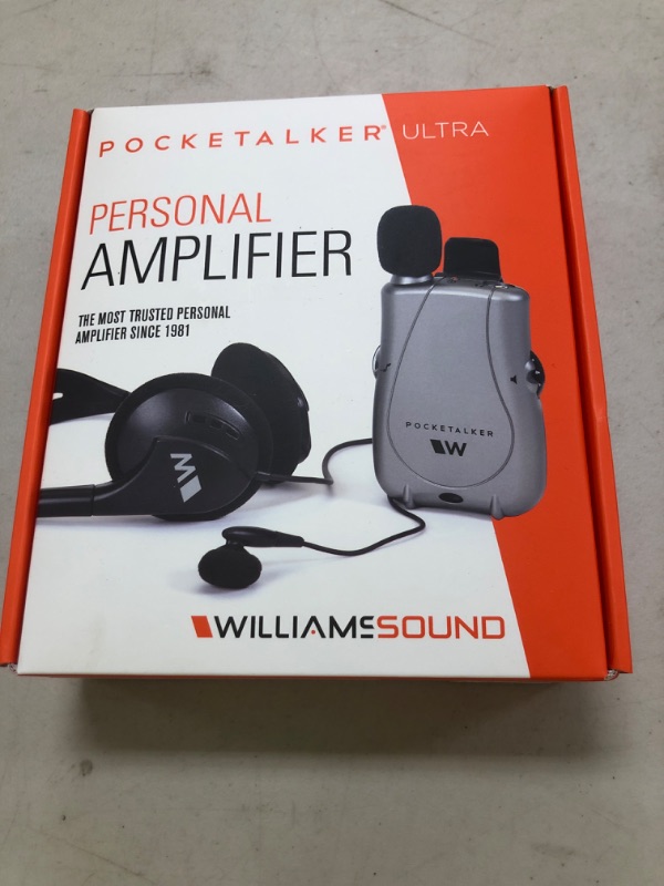 Photo 1 of Williams Sound PKT D1 H26 with Rear-wear Headphone