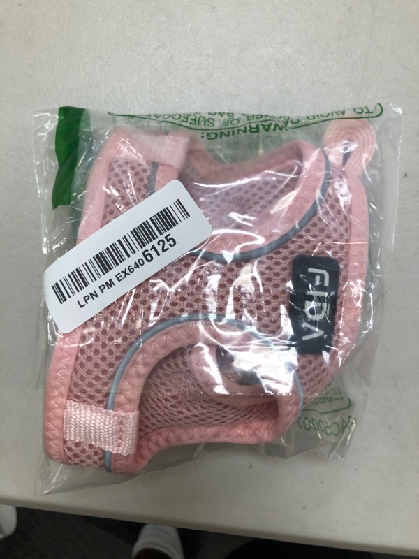 Photo 1 of Fida Cat Harness and Leash Set for Walking Kitten and Puppy, Escape Proof Kitten Harness with Breathable Lightweight Soft Mesh, Adjustable Reflective Step-in Design. (XXXS, Pink)