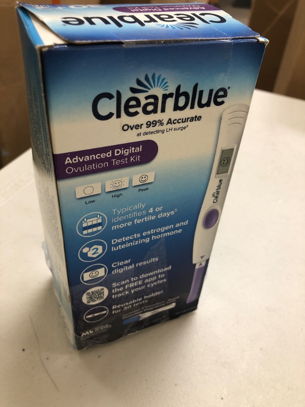 Photo 1 of exp date  06/27----Clearblue Advanced Digital Ovulation Test Kit, 32 Ct