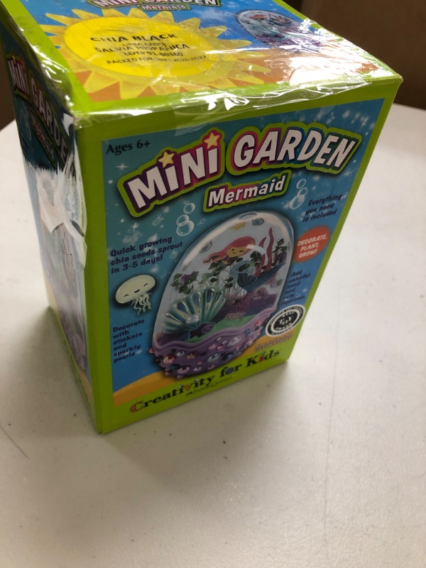 Photo 1 of Creativity for Kids Mini Garden: Mermaid Terrarium Kit - Mermaid Gifts for Girls, Crafts and Toys, Stocking Stuffers for Kids (Ages 6+)