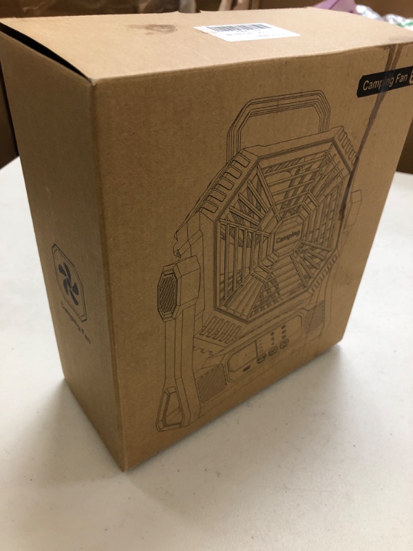 Photo 1 of VVU&CCO Table Fan Portable Fan for Camping with LED Lantern,10000mAh Rechargeable Battery,30H Runtime,USB-C Fast Charging,3 Speeds Strong Airflow,Cordless for Travel Barbecue Home Office Tent Desk