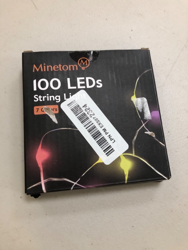 Photo 1 of Minetom Fairy Lights Color Changing - 33FT 100 LED String Lights with Remote,11 Modes, USB Fairy Lights Indoor, Twinkle Christmas Fairy Light for Bedroom Indoor Classroom