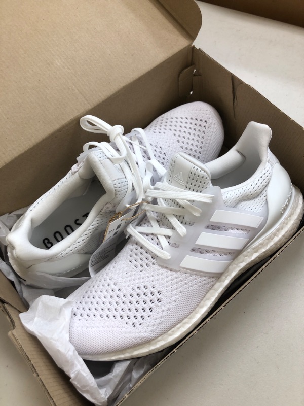 Photo 1 of adidas Men's Ultraboost 1.0 Running Shoe, White/White/White, 9